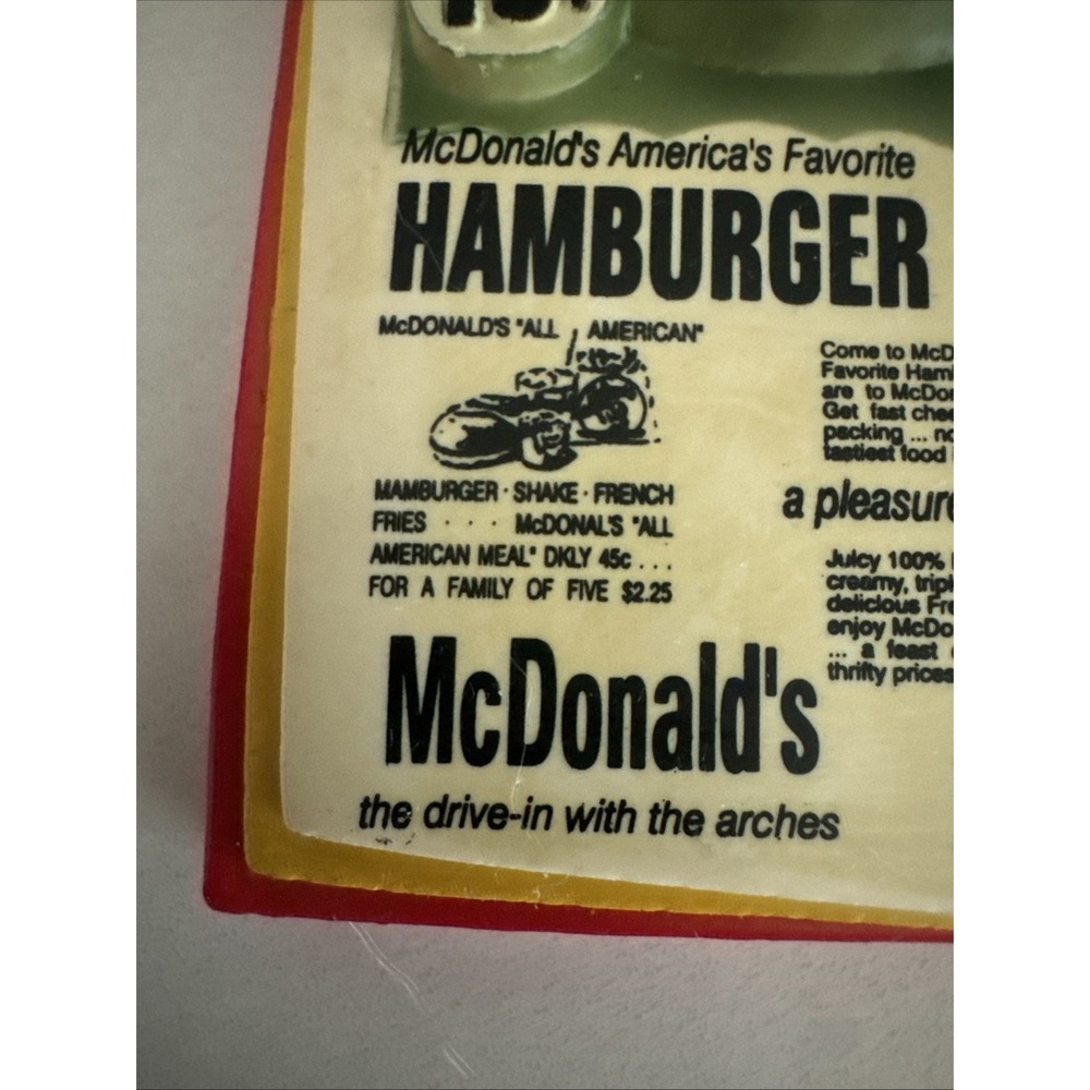Vintage McDonald's "Come And Get'em" Fridge Magnet. - Picture 3 of 6
